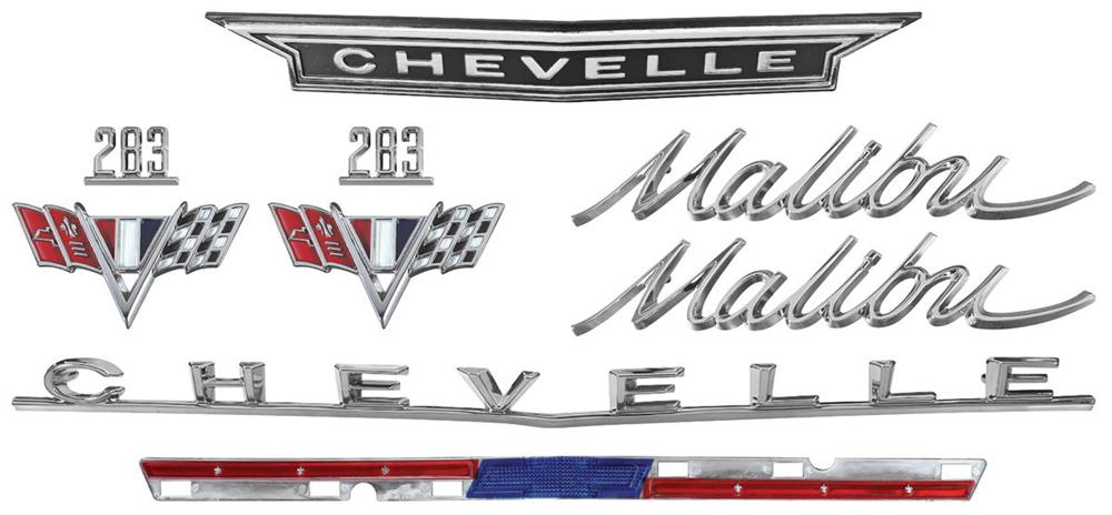 Emblem Kit, 1966 Chevelle 283