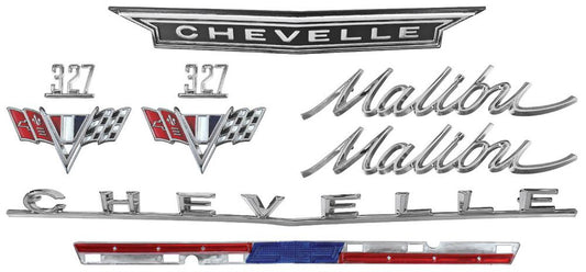 Emblem Kit, 1966 Chevelle 327