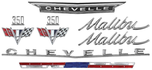 Emblem Kit, 1966 Chevelle 350