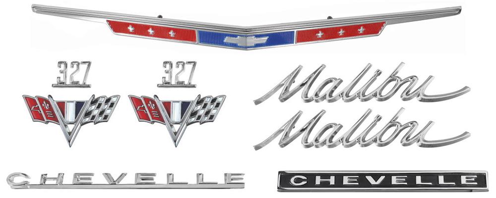 Emblem Kit, 1967 Chevelle 327