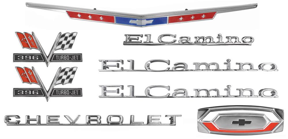 Emblem Kit, 1967 El Camino 396