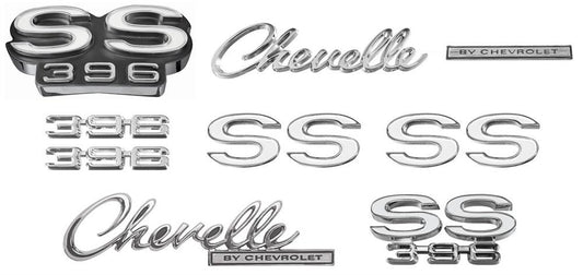 Emblem Kit, 1969 Chevelle SS 396