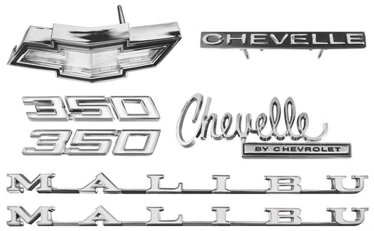 Emblem Kit, 1970 Chevelle 350