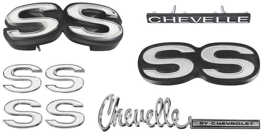 Emblem Kit, 1971 Chevelle SS