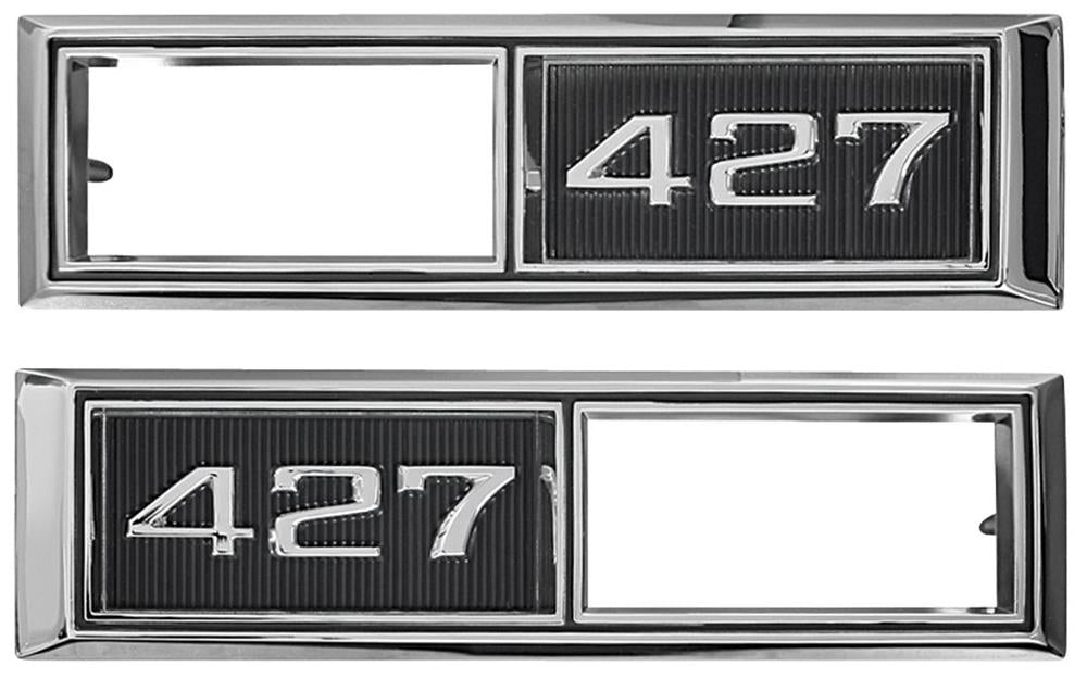 Bezel, 1968 Chevelle El Camino 427 Marker - PR