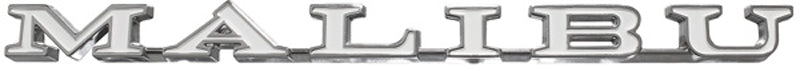Emblem, 1971-1973 Malibu Fender Repro - PR