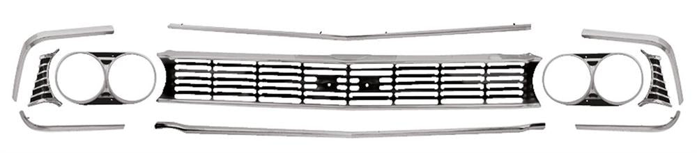 Grill Kit, 1966 Chevelle El Camino SS
