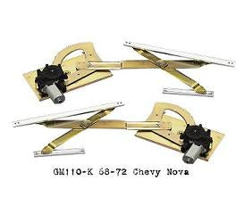 Power Window Kit, 1968 To 1972 Nova - Front