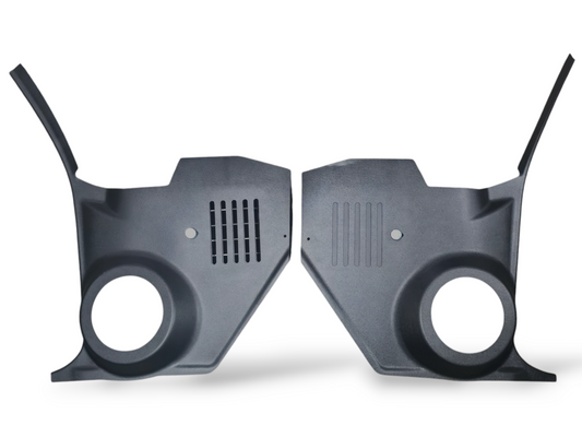 Kick Panels, 1968-1972 Chevelle El Camino Without AC With Speaker Hole Cutout