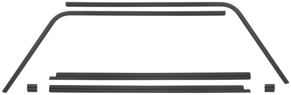 Rear Headliner Molding, 1964-1967 El Camino - 6 Piece