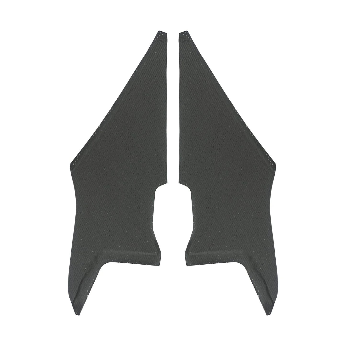 Sail Panel, 1970-1972 Chevelle 2 Door Coupe Covered Black - Pair