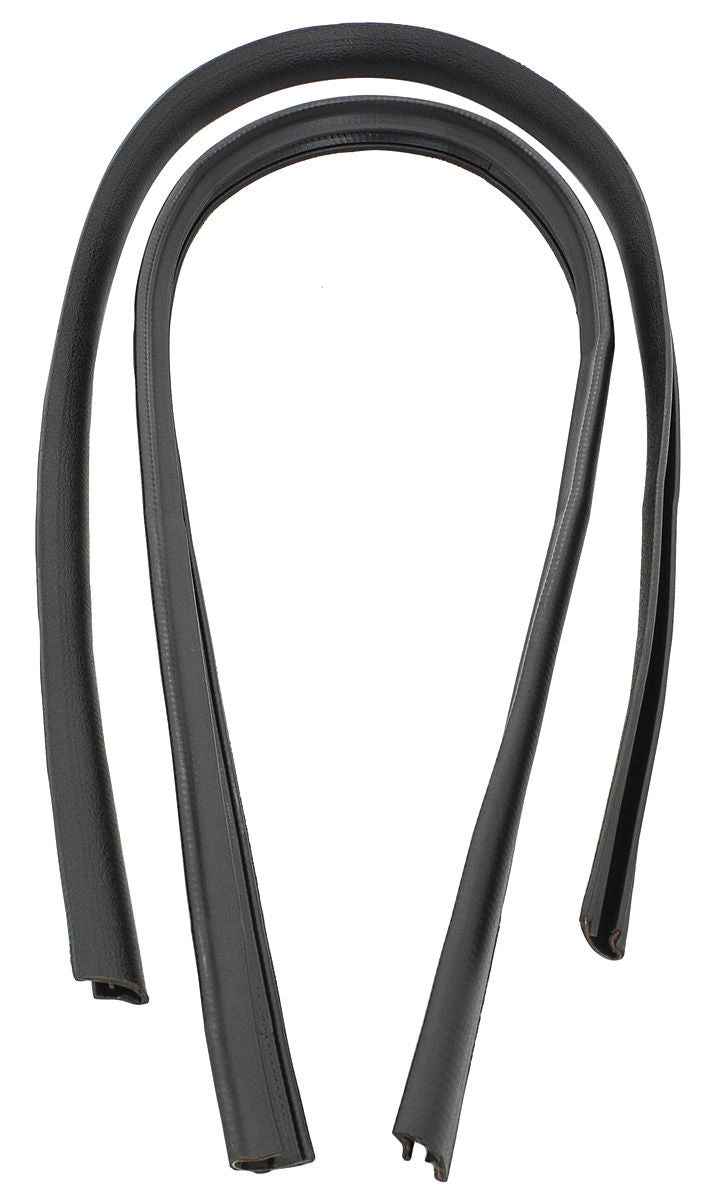 Headliner Side Molding, 1970-1972 Chevelle 2 Door Hardtop - Black - PR