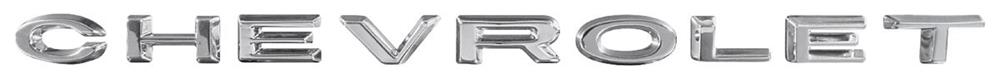 Emblem, 1964 Chevelle El Camino Chevrolet Hood Letter Set