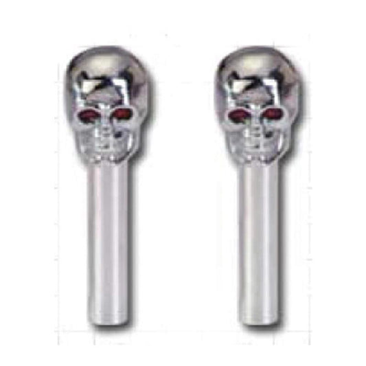 Skull Chrome Door Lock Knobs - PR