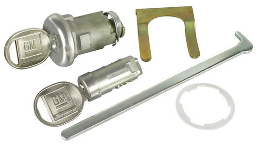 Glove & Trunk Lock Set, 1966 Chevelle - Later Style Key