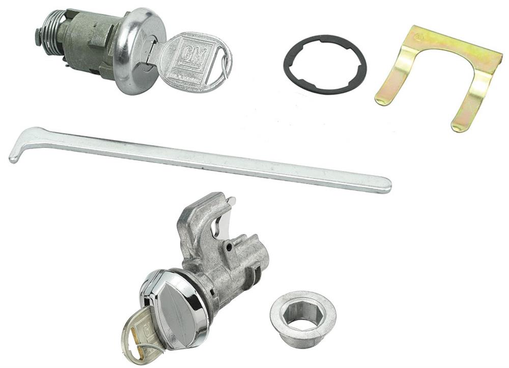 Glove & Trunk Lock Set, 1970-1977 Chevelle