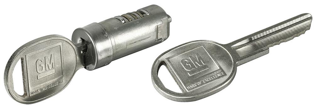 Glove Lock, 1966-1967 Chevelle El Camino - Later Style Key