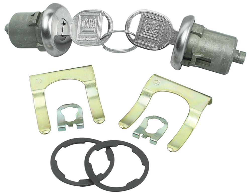 Door Locks, 1964-1976 Chevelle El Camino With Later Key - PR