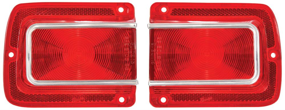 Tail Lens, 1965 Chevelle With Chrome - PR