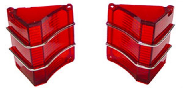 Tail Lens, 1967 El Camino With Chrome - PR