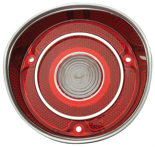 Back Up Lens, 1971 Chevelle SS With Chrome - LH
