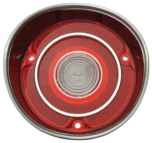 Back Up Lens, 1971 Chevelle SS With Chrome - RH