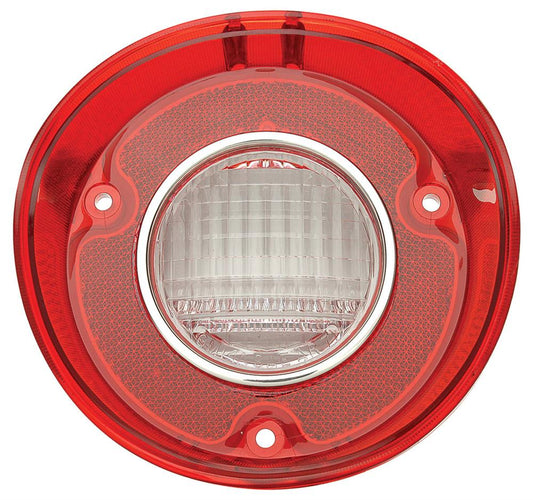 Back Up Lens, 1972 Chevelle SS With Chrome - LH