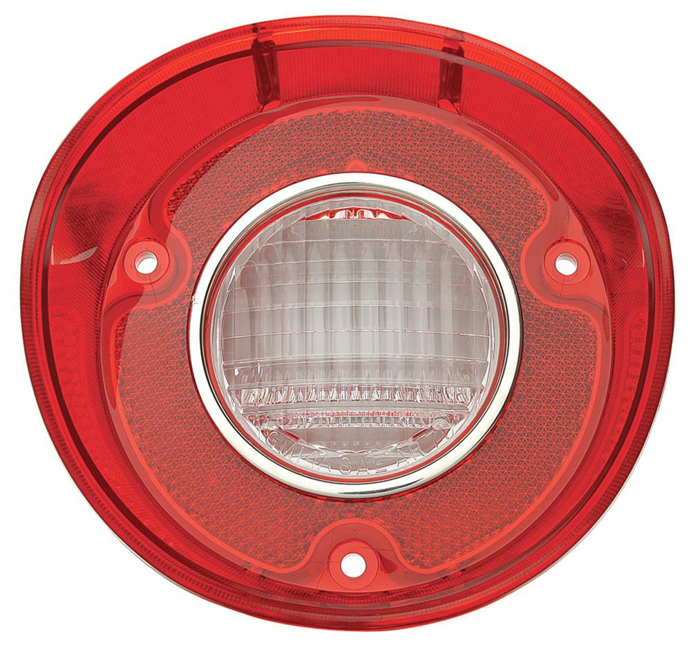 Back Up Lens, 1972 Chevelle SS With Chrome - RH