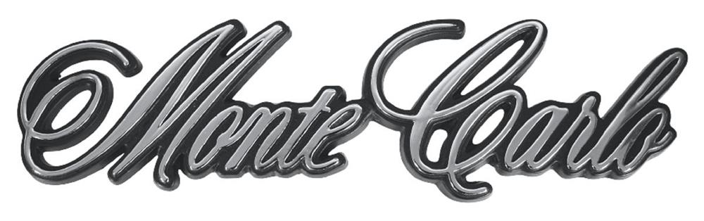 Emblem, 1970-1971 Monte Carlo Rear
