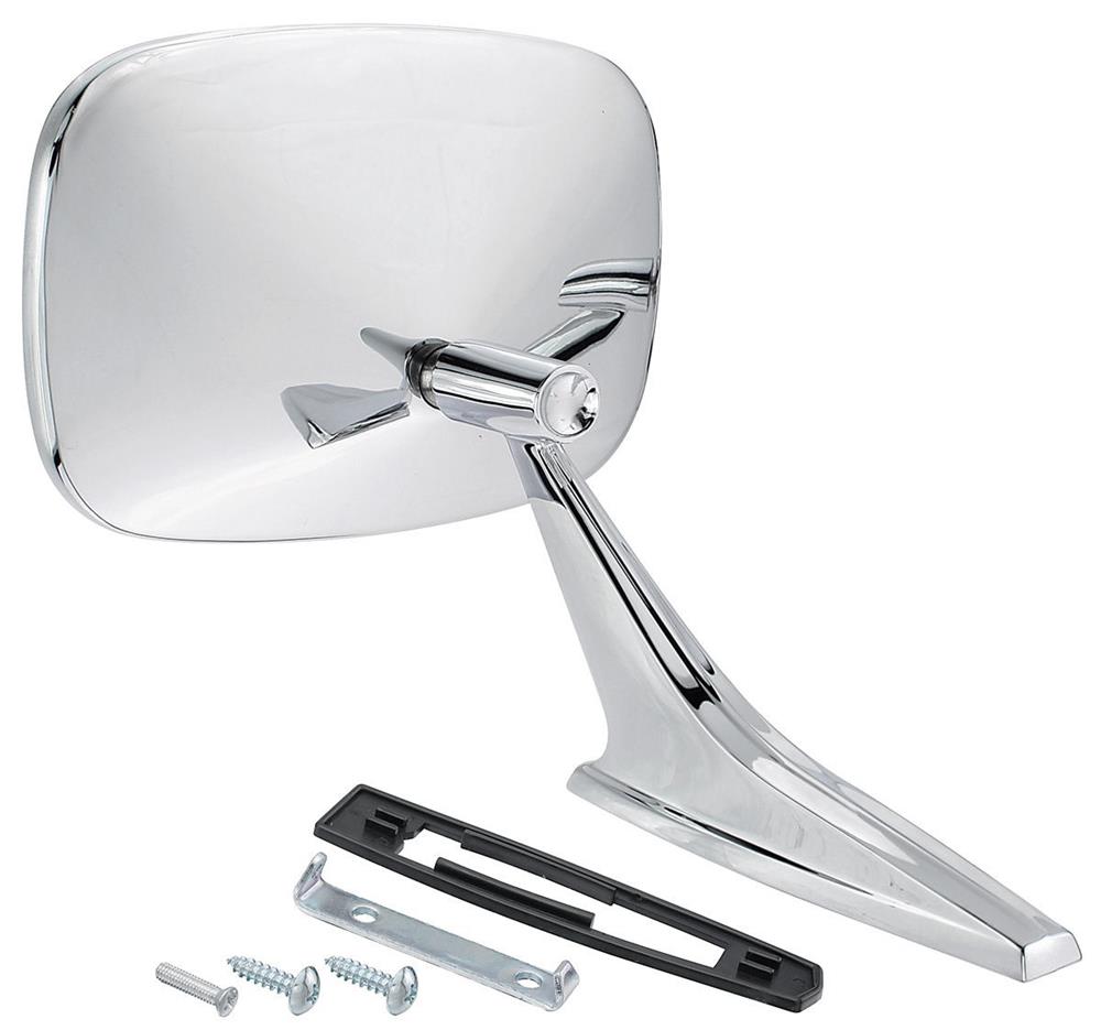 Mirror, 1969-1972 Chevelle El Camino RH Outside Repro (With Mount Kit)