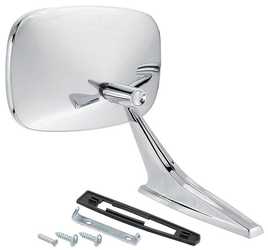 Mirror, 1969-1972 Chevelle El Camino RH Outside Repro (With Mount Kit)