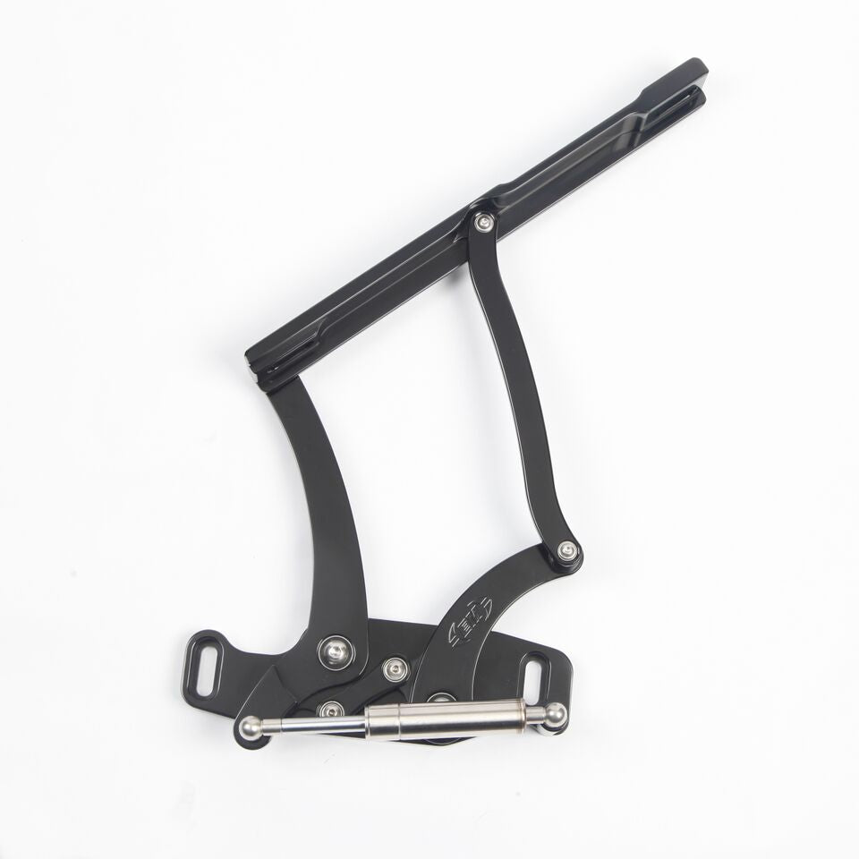 Hood Hinges, 1965-1967 Chevelle El Camino Billet Matte Black - PR