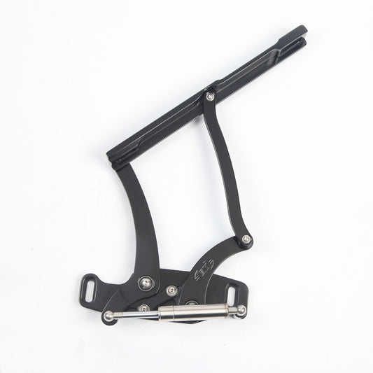 Hood Hinges, 1965-1967 Chevelle El Camino Billet Matte Black - PR