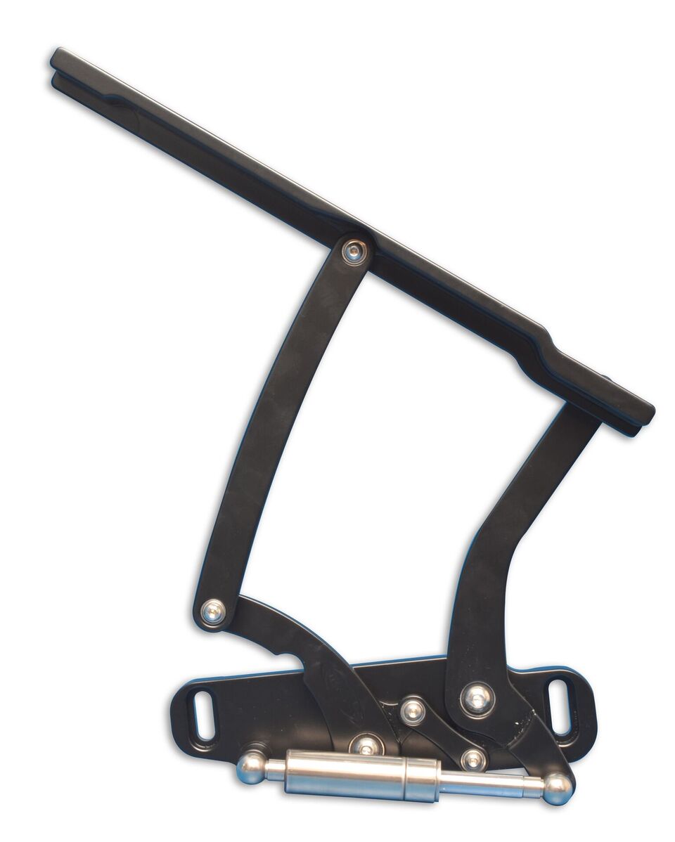 Hood Hinges, 1969-1972 Chevelle El Camino Billet Matte Black - PR