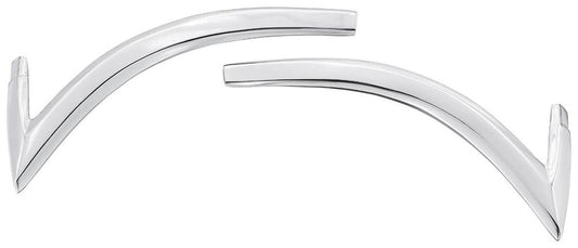 Molding, 1968-1969 Chevelle Rear Vinyl Top Corners - PR