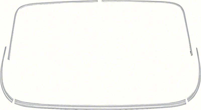 Molding, 1962-1964 Impala 1962 Bel Air Back Glass Set 2 Door Hardtop