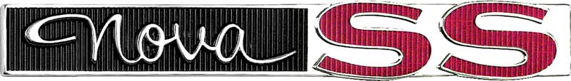 Emblem, 1963-1964 Nova SS  Glove Box