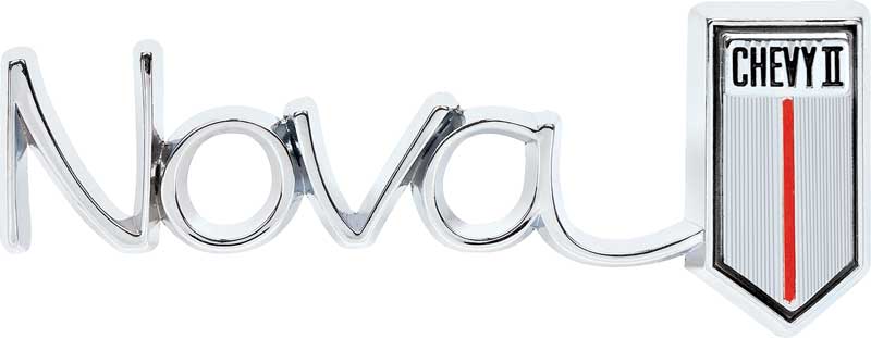 Emblem, 1966 Nova Glove Box