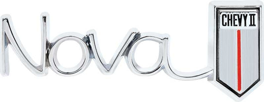 Emblem, 1966 Nova Glove Box