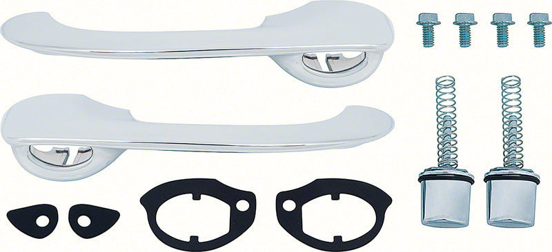Handles, 1966-1967 Nova Front Door Kit - PR