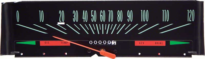 Speedometer, 1966-1967 Nova