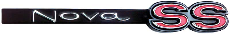 Emblem, 1967 Nova SS  Grill - Repro