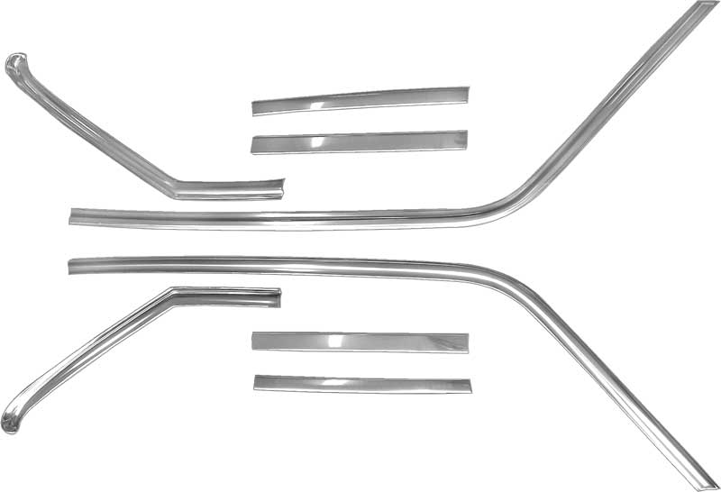 Mldg Set, 1968-1972 Nova Door Frame 2 Door Sedan 8 Pc