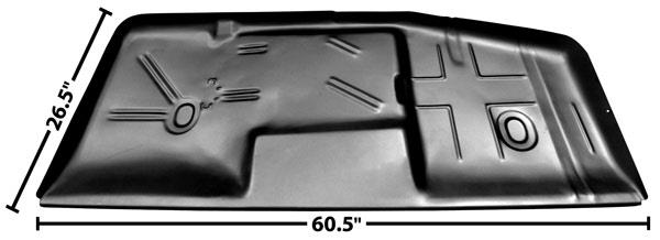 Floor Pan, 1962-1967 Nova - RH