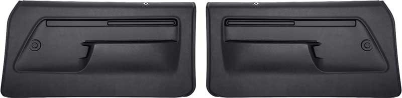 Door Panels, 1973-1974 Nova Preassembled - Charcoal Only - PR