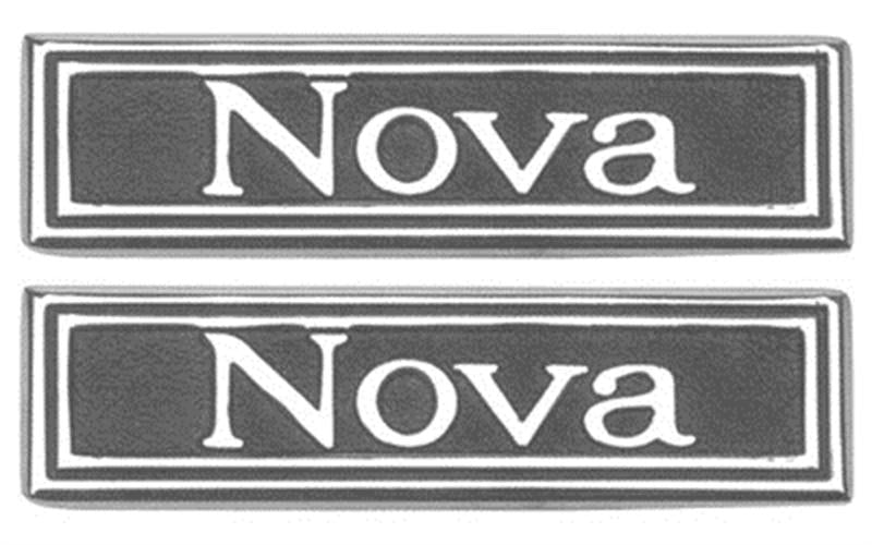 Emblems, 1969-1972 Nova Door Panel - PR