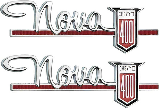 Emblem, 1962 Nova 400 Series Quarter - PR