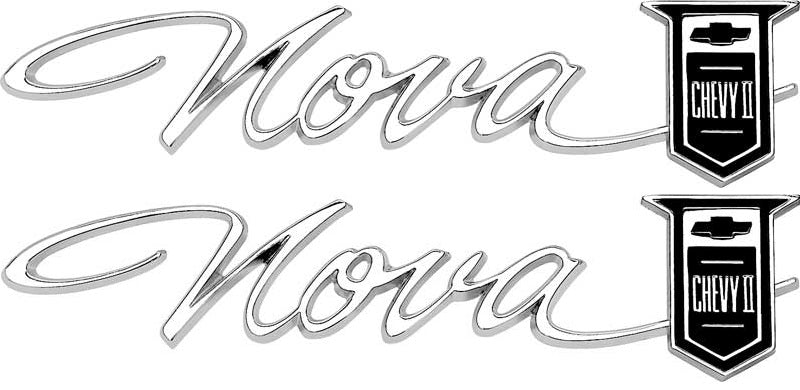 Emblem, 1965 Nova Chevy II Quarter - PR