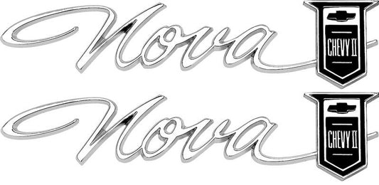 Emblem, 1965 Nova Chevy II Quarter - PR