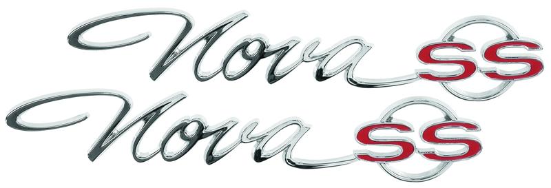 Emblem, 1965 Nova SS  Quarter - PR